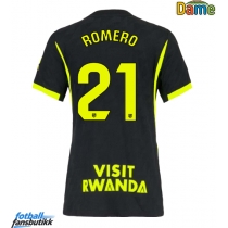 Atletico Madrid Cristian Romero #21 Bortedrakt Dame 2026-27 Kortermet